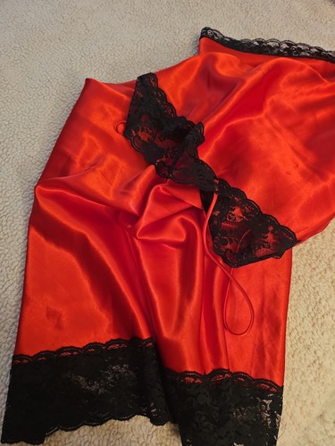 Vintage satin half slip - half, set