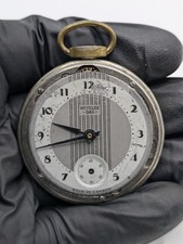 Westclox -dax- Canadian Manual Pocket Watch Movement UNTESTED REPAIR 48.9mm