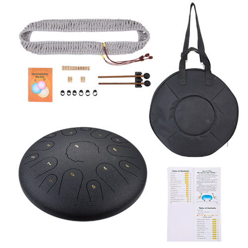 Inch steel tongue drum kit - inch,