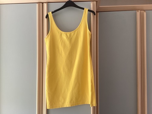 Yellow shirt dress - yellow,