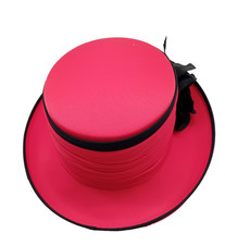 WHITELEY - Red fabric hat with