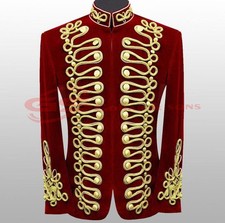 Men's Red  Military hussar