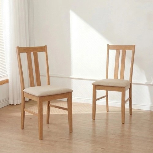 Pair solid wood dining - solid,