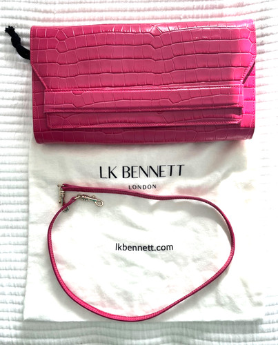 Bennett pink croc embossed - croc,