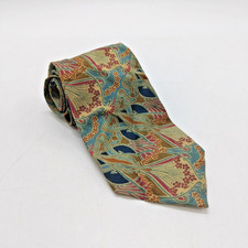 Vintage Men's Liberty of London Art Nouveau Print Tie Tana Lawn Made England