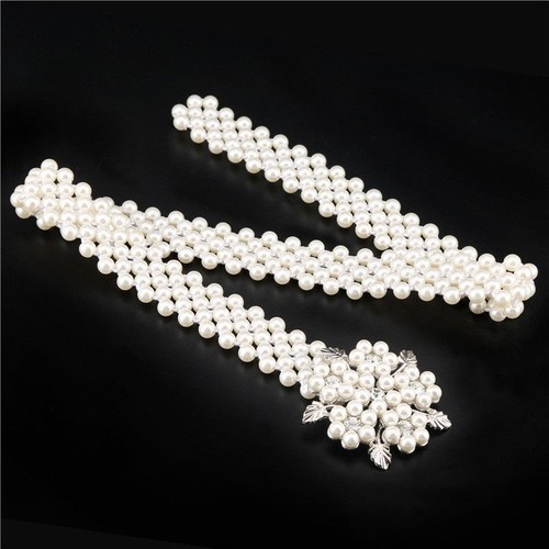 Women waist belt - waist, pearl