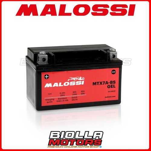 Mtx7a malossi gel battery - gel,