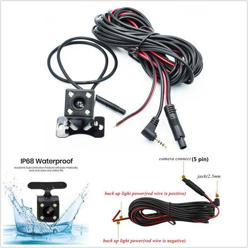 140 car backup rear - 140°,