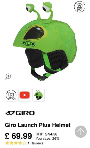 Giro kids ski or cycling - -,