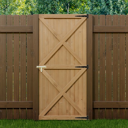 183 85cm wood gate garden - gate,