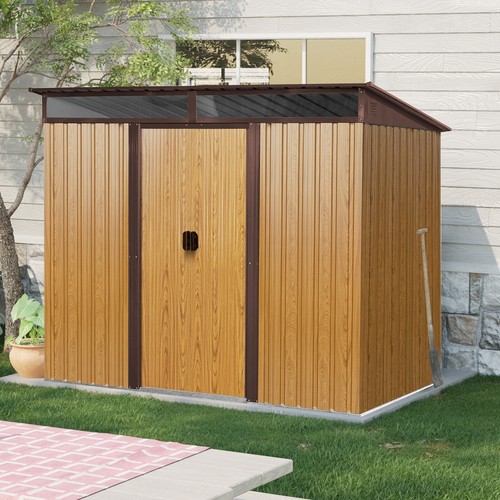 8x6 metal storage shed - ft,