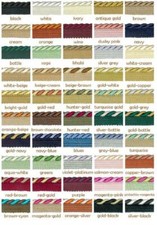 6/15mm Trim Fringe Cord Gimp -