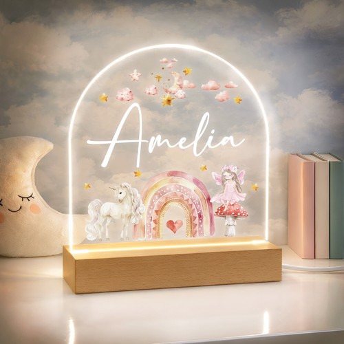 Personalised baby girl - girl, fairy