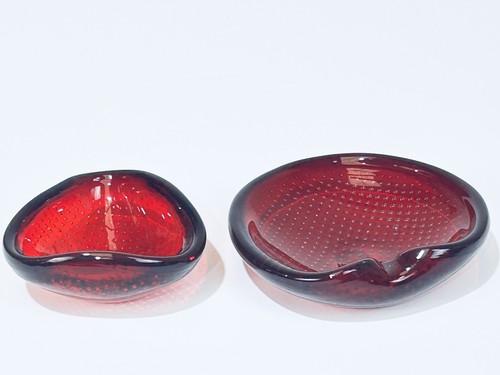 Red vintage murano art - vintage,