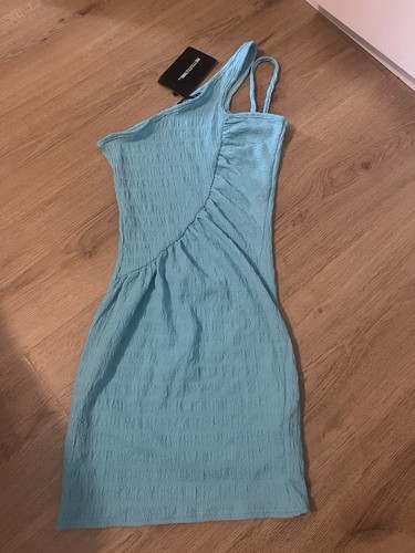 Ladies blue one shoulder plt - ladies,