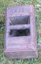 Vintage  56lb Cast Iron Weight.  Door stop, gazebo tie down.