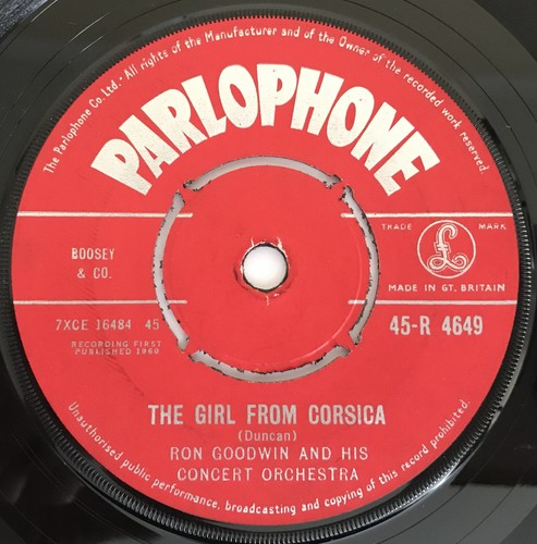 Ron goodwin the girl from - -,