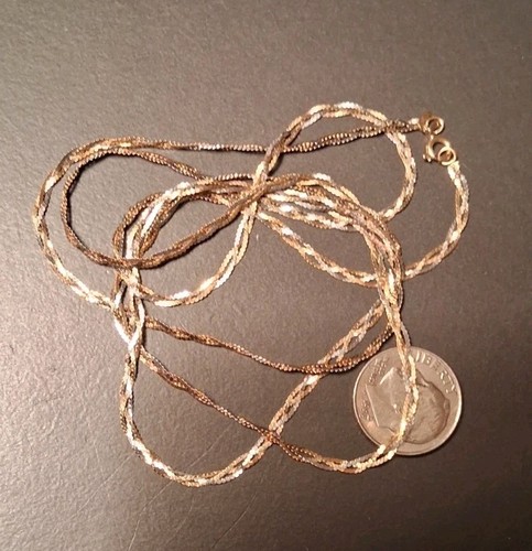 Solid 14k gold chain - 14k, 30"