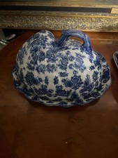 Antique Victorian Blue White