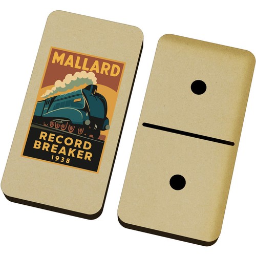 Mallard steam train domino - steam,