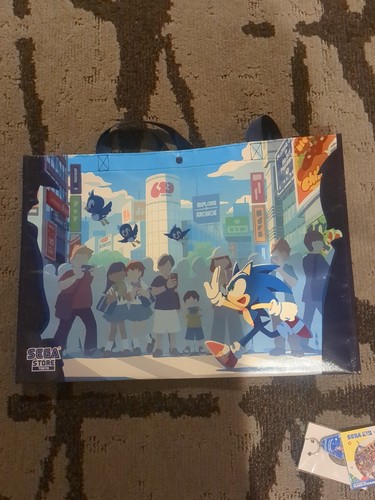Sega store sonic gift bag - sega,