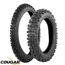 MOTOCROSS TYRE SET FRONT &
