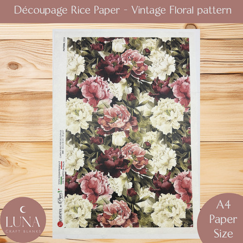 Rice paper for decoupage - a4,