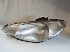 Valeo Peugeot 206 GT1 Or LX (Yr 2000) Headlight Ridged/Frosted Lens LEFT Side
