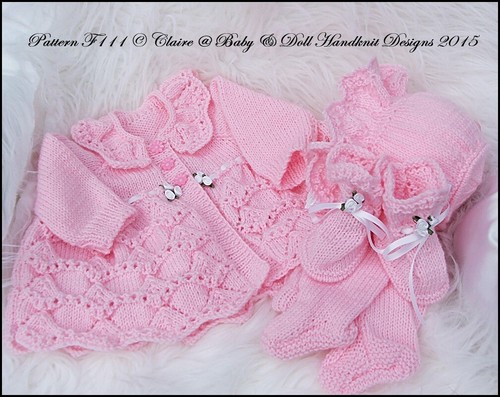 Baby reborn doll - doll, knitting