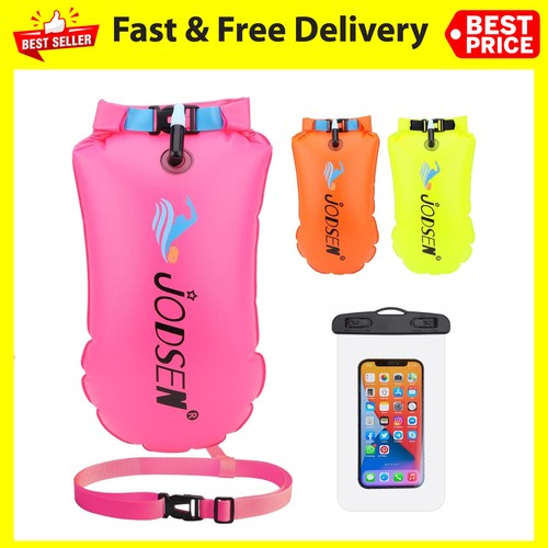 Inflatable swim buoy - tow, float