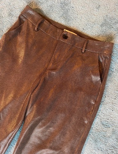 Jcl brown slinky faux croc - brown,