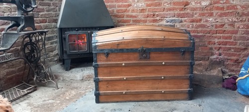 Steamer chest trunk - steamer,