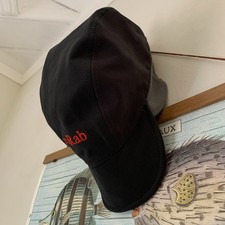 RAB Alpine Polartec Power Shield Cap Hat Black / Grey Hiking Excellent Condition