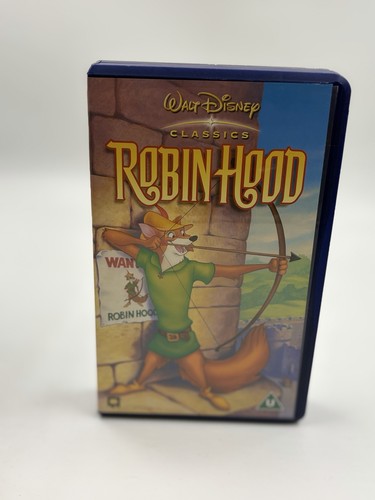 Robin hood disney vhs pal - disney,