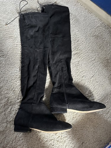 Women black thigh high - thigh,