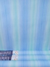 X3 1990s Vintage GRAHAM & BROWN Wallpaper Rolls Retro blue green STRIPE bright