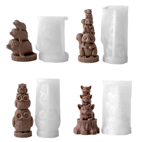 Stacking animals resin mold - stacking,