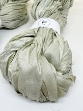 Sari silk ribbon, ribbon yarn