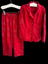 matalan Disney Minnie Mouse Flannel Girls red matching Pj’s Pyjamas age 6 years