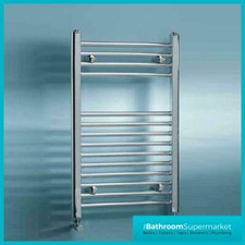 400mm Chrome Radiator Straight Heated Bathroom Towel Rail Rad Radiator