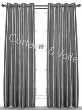 PAIR Curtains SILVER GREY 