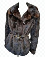 Real Mink Vintage Lady's Coat Sz M/L 10 12 14