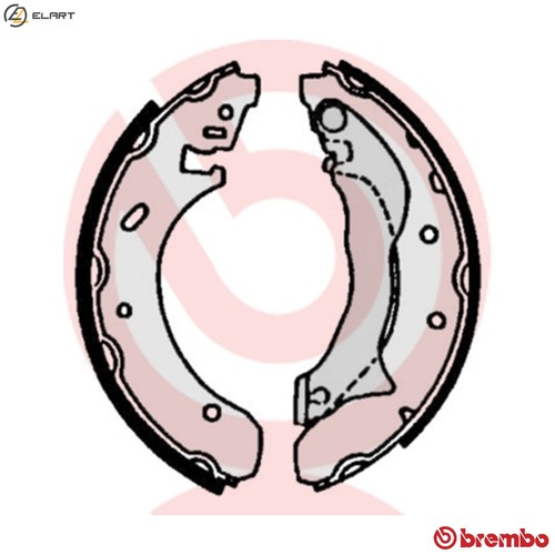 Brake shoe set 524 for - brake,