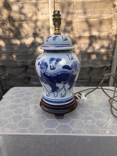 Large chinese blue and - large, white
