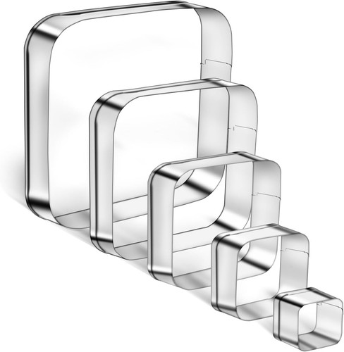 5pcs rounded square cookie - 5pcs,