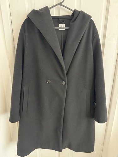 Zara women black hooded - women’s,
