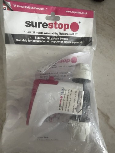 Surestop 15mm copper plastic - copper, /plastic