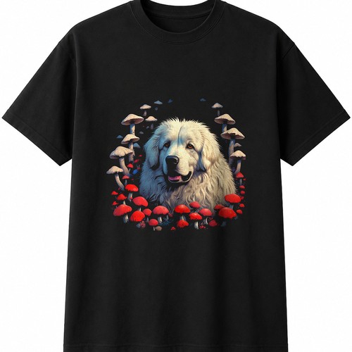 Pyrenean mountain dog with - pyrenean,