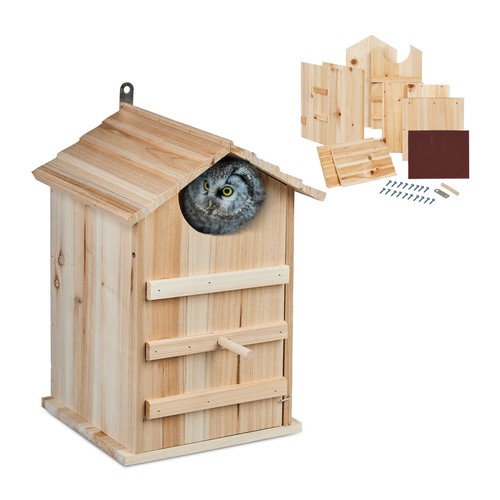 Owl nesting box - nesting,