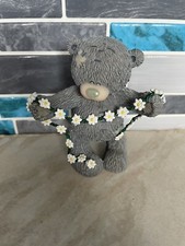 WITH YOU IN MIND - RARE ME TO YOU BEAR (DAISY CHAIN) RESIN FIGURINE ORNAMENT